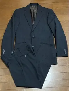 ブラックストライプ　セットアップ　ビジネス　Y4