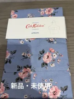 新品・未使用　Cath Kidston エプロン 花柄 ブルーのサムネイル