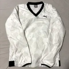 プーマ スニードジャック プルオーバー Sサイズ 白 ホワイト ゴルフ