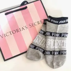 新品未使用 Victoria's Secret PINK ソックス グレーのサムネイル