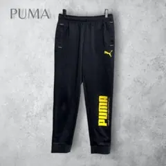 PUMA プーマ　ジャージ パンツ ブラック イエロー　　DRY CELL 黒黄