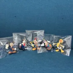 レア物　ミッキー・ミニー・ドナルド キーチェーン5体セット