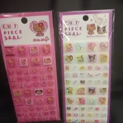 国内正規品　サンリオキャラクターズ　タイルシール　日焼けキティ　2種類セット