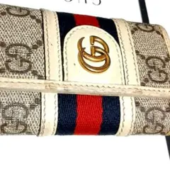 GUCCI グッチ オフィディア GGスプリーム シェリーライン 6連キー
