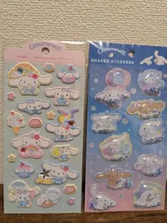 シナモロール ジュエルマシュマロステッカー シェイカーステッカー シール