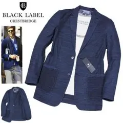 新品 LL ブラックレーベル クレストブリッジ ニット風 テーラードジャケット