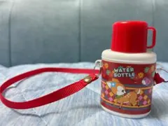 ミニ水筒 赤色 シカ ミニチュア ガチャ ぬい活