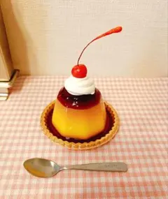 昭和レトロ 純喫茶のプリンアラモード 食品サンプル フェイクスイーツ