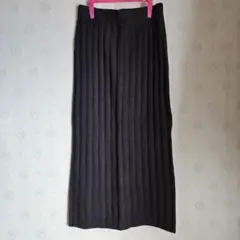 AZUL by mousse　ニットスカート　タイトスカート　黒