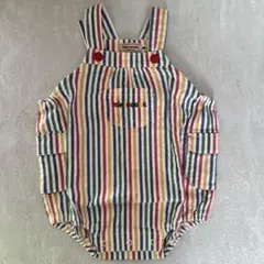 【新品未使用】ミキハウス mikihouse ロンパース　ダルマオール　サイズM