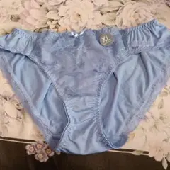 ネイビーブルー XLサイズ 花柄レース装飾 ショーツ新品