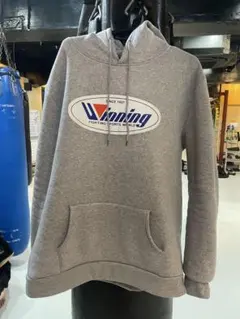 Winning フード付きパーカー グレー