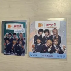 ウェンディーズ ラムネ商店街 コースター クリアカード