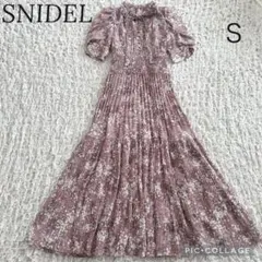 SORELI ソレリ 社交ダンス ドレス ワンピース M オレンジ 花柄 日本製