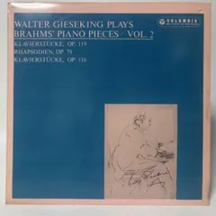 ギーゼキング ブラームス小品集Vol.2 OQ-3233 レコード LP
