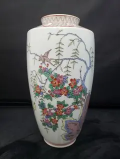 砥部焼花瓶（哲山作） 砥部焼 松田哲山 哲山作 青磁 花瓶 ツボ 壺 陶器 花器 花入 伝統