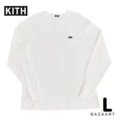 キス KITH ボックスロゴ ロンT L ホワイト ベイクルーズ正規品のサムネイル