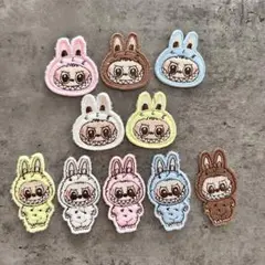 ラブブ　ワッペン　シール