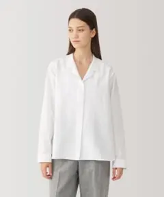 MUJI Labo シルク混オープンカラーシャツ　Mサイズのサムネイル