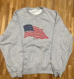 sedacleアメリカ国旗プリント スウェット