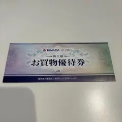 ヤマダ電機　株主優待　2000円分