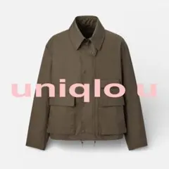 UNIQLO U ユーティリティショートブルゾン オリーブ XS