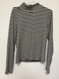 DAZY ストライプ モックネック　トップス　XLサイズ