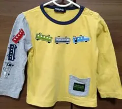 あき様専用★クレードスコープ★電車刺繍 長袖カットソー 90