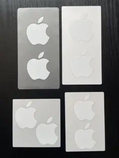 Appleロゴ ステッカー 4枚セット