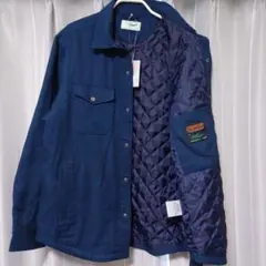 クロコダイル シャツジャケット 裏地キルティング M