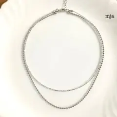 ビーズネックレス ネックレス