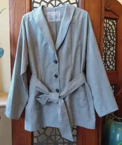 NICE CLAUP チェック柄 テーラードジャケット F