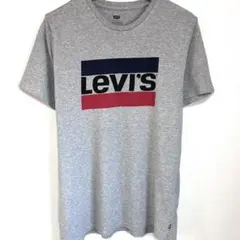 LEVI'S リーバイス シャツ Tシャツ 半袖シャツ ロゴ グレー プリント