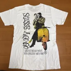 STUSSY ローマの休日　グラフィックTシャツ ホワイト