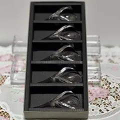 ガラス 箸置き 5個セット