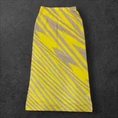 MISSONI サンダー 総柄 ウール ニット ロングタイトスカート 42のサムネイル