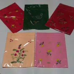 ベトナム刺繍巾着