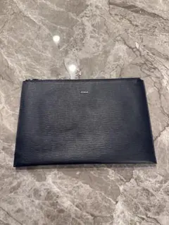 FURLA メンズクラッチバッグ ダークネイビー