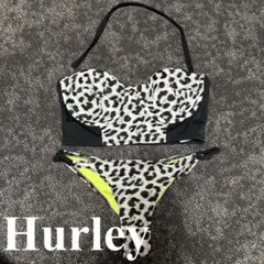 Hurley ハーレー ビキニ バンドゥ レオパード スイムウェア S ホワイトのサムネイル