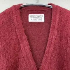 レア！ワコマリア×ティムリーハイ　刺繍モヘアカーディガン　Mサイズ