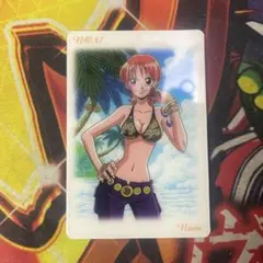 ワンピース 海賊王グミカード No.87 空島 ナミ 水着 ② - メルカリ