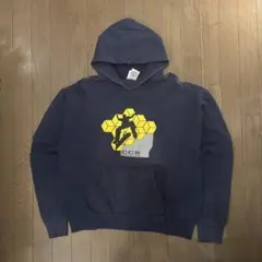 90‘s⭐️フルーツオブザルーム　スケーター　フーディ　パーカー￼ ネイビー　XLのサムネイル