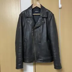 AVIREX レザー ライダース L