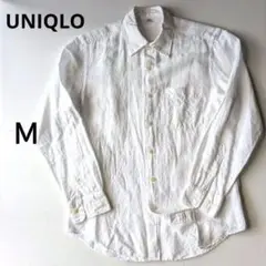 UNIQLO　ユニクロ　コットンリネンシャツ　ワイシャツ　リネンシャツ