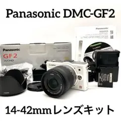 ★お買い得★ LUMIX DMC-GF2 レンズキット　ミラーレス　ホワイト 中古】Panasonic パナソニック LUMIX DMC-GF2 ホワイト + LUMIX