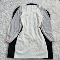 ミニワンピース長袖