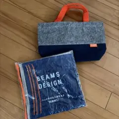 BEAMS DESIGN ハンドタオル3枚セット ミニトートバッグ付きのサムネイル