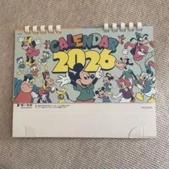 2026年 卓上カレンダー ディズニー