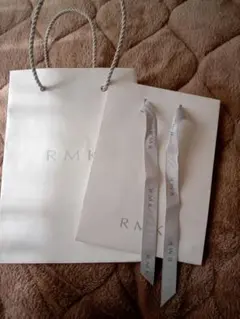 RMK ショップ袋 ホワイト リボン付き