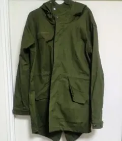 コート カーキ ミリタリージャケット フード メンズ レディース LL